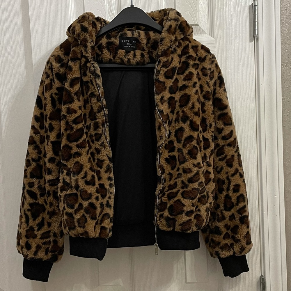 Cheetah print jacket